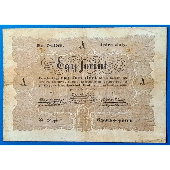 1 forintos Kossuth-bankó (1848) GOTTO NUMIZMATIKA