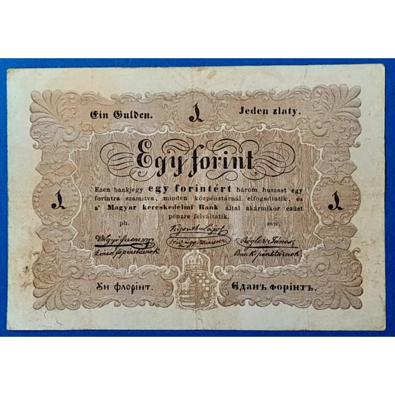 1 forintos Kossuth-bankó (1848) GOTTO NUMIZMATIKA
