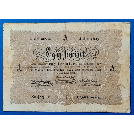 1 forintos Kossuth-bankó (1848) GOTTO NUMIZMATIKA