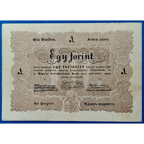 1 forintos Kossuth-bankó (1848) GOTTO NUMIZMATIKA