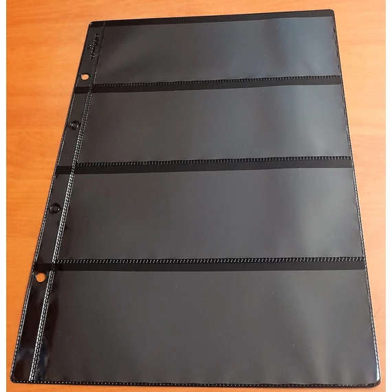 4-es osztású, 195 x 60 mm, külső méret: 217 x 273 mm GOTTONUMIZMATIKA