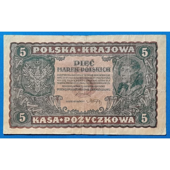 1919.    5 Marek F