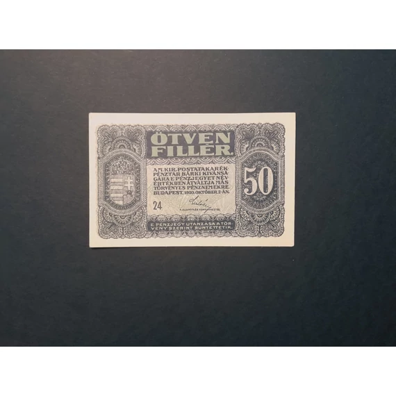 1920.    50 Fillér UNC
