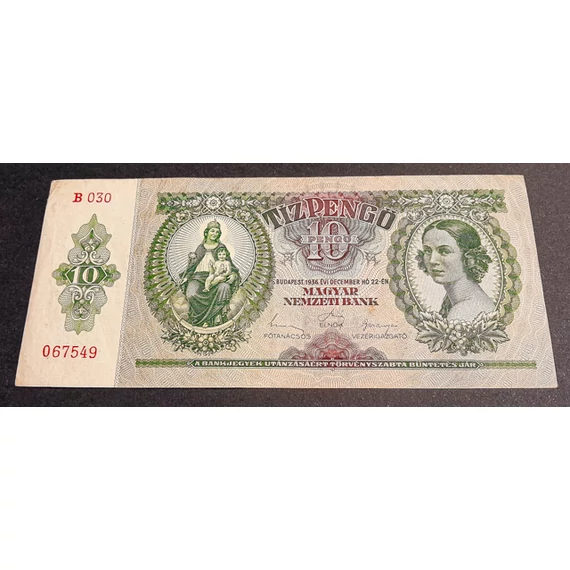 1936. 10 Pengő EF