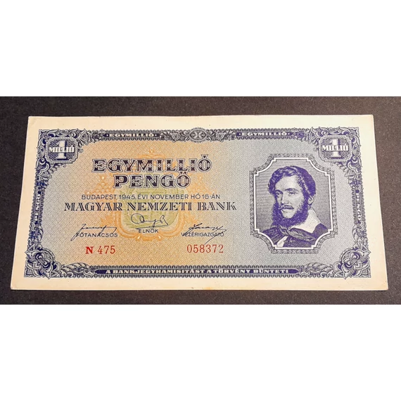 1945.  1.000.000 Pengő EF