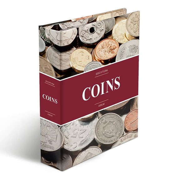Leuchtturm: Érmealbum OPTIMA "COINS" 5 zsebbel