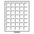 Kép 2/4 - Leuchtturm: Smart Coin Box: Érmedoboz 35 négyzet alakú rekesszel, akár 27 mm Ø-ig