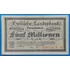 Kép 1/2 - 1923. 5.000.000 Mark VF szükségpénz Darmstadt VF