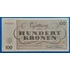 Kép 1/2 - 1943. 100 Kronen VF Theresienstadt Getto